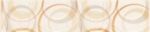 CERSANIT ATOLA WHITE BORDER CIRCLES ORANGE 6,5x30